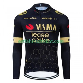 Visma Lease A Bike Radtrikot Langarm 2024 N001